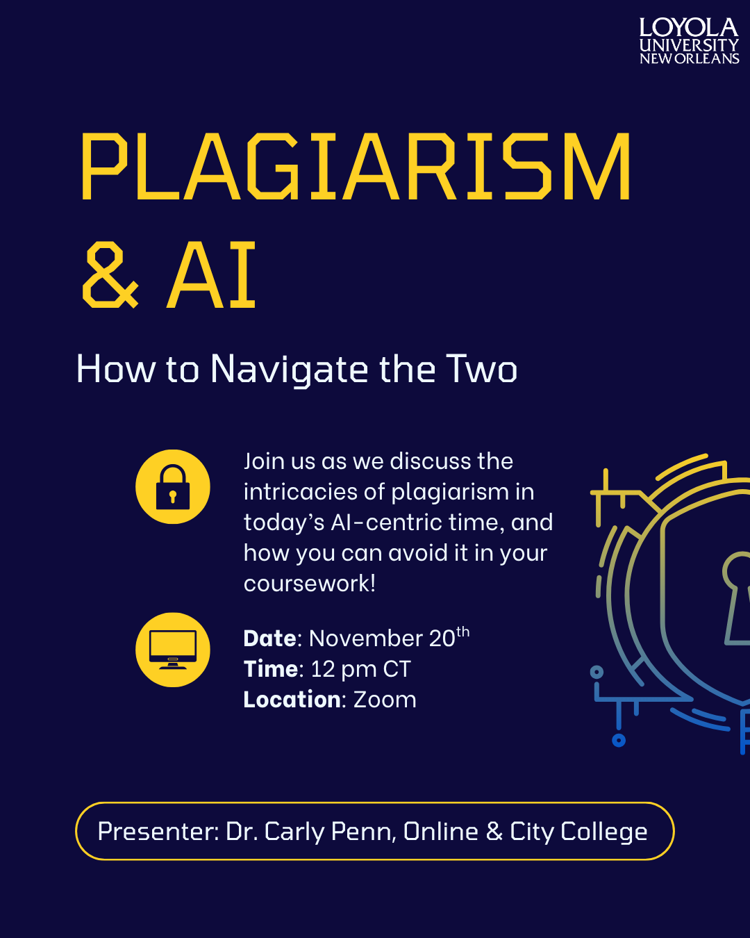 Plagiarism Webinar Flyer